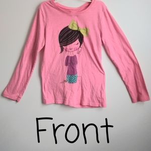 Long sleeve; Light salmon pink shirt; XL 14.